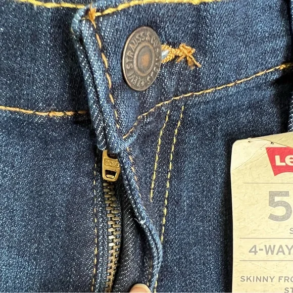 NWT Levi’s 510 Skinny Fit 4-Way Super Stretch Jeans Men’s Sz 30x30 - Picture 7 of 12